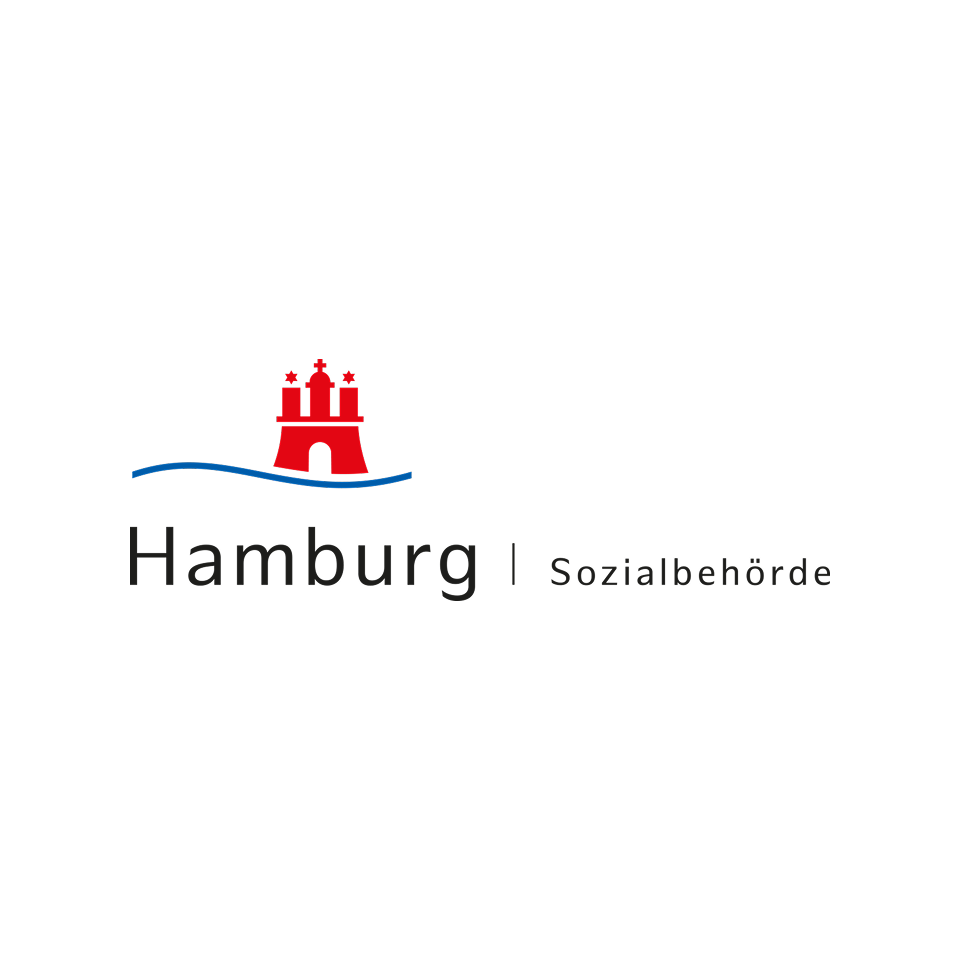 Wappen mit Aufschrift: Hamburg - Sozialbehörde