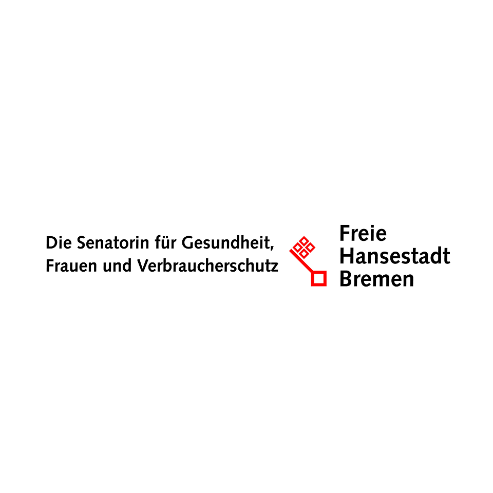 Wappen mit Aufschrift: Freie Hansestadt Bremen - Die Senatorin für Gesundheit, Frauen und Gesundheitsschutz