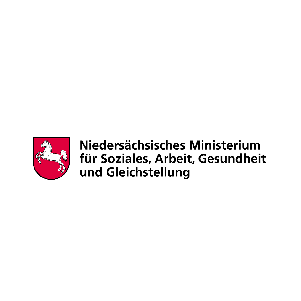 Wappen mit Aufschrift: Niedersächsisches Ministerium für Soziales, Gesundheit und Gleichstellung